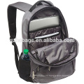 Mochila de día gris con bolsa de compartimento portátil acolchada